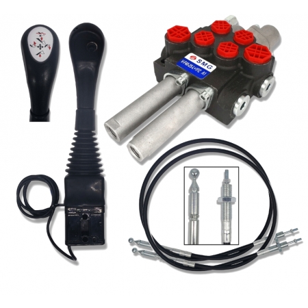 ROZDZIELACZ 40L JOYSTICK 1P 2 SEK DO TURA ZATRZASK LINKI 1000mm